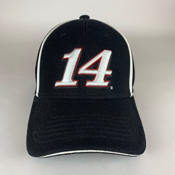 Tony Stewart Black Chase Authentics Bass Pro Shops Stretch Fitted Hat One Size - Picture 2 of 6